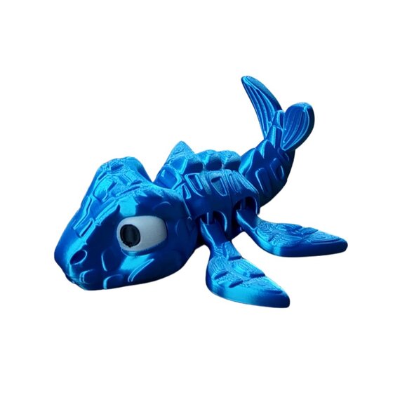 Mosasaur Flexi Dinosaur Toy - Jurassic Joy Silk PLA Articulated Fidget Dino Gift - Picture 1 of 3